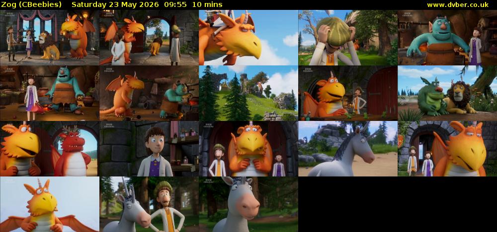 Zog (CBeebies) Saturday 23 May 2026 09:55 - 10:05