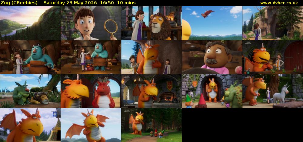 Zog (CBeebies) Saturday 23 May 2026 16:50 - 17:00