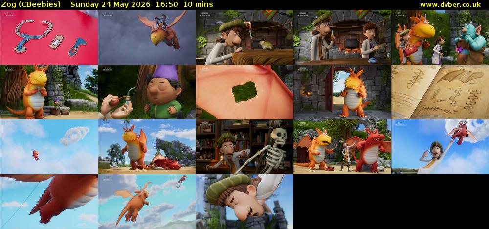 Zog (CBeebies) Sunday 24 May 2026 16:50 - 17:00