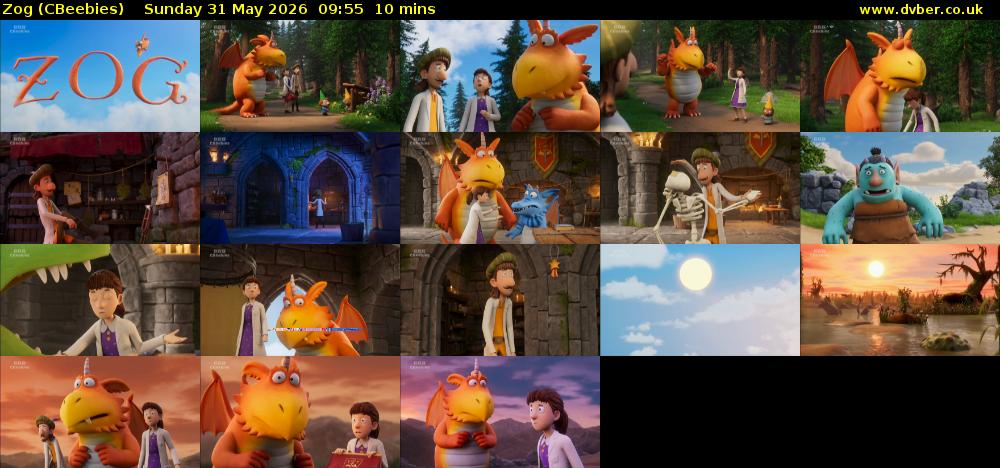Zog (CBeebies) Sunday 31 May 2026 09:55 - 10:05