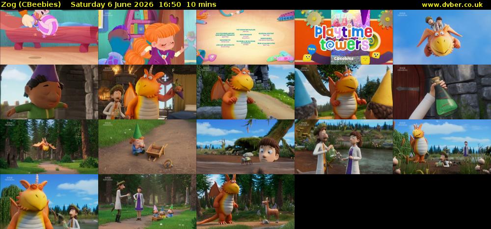 Zog (CBeebies) Saturday 6 June 2026 16:50 - 17:00