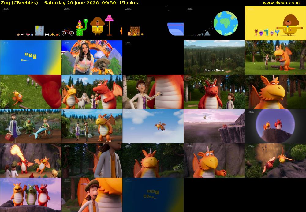 Zog (CBeebies) Saturday 20 June 2026 09:50 - 10:05