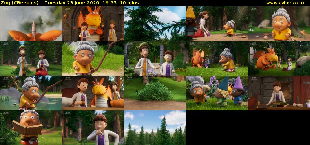 Zog (CBeebies) Tuesday 23 June 2026 16:55 - 17:05