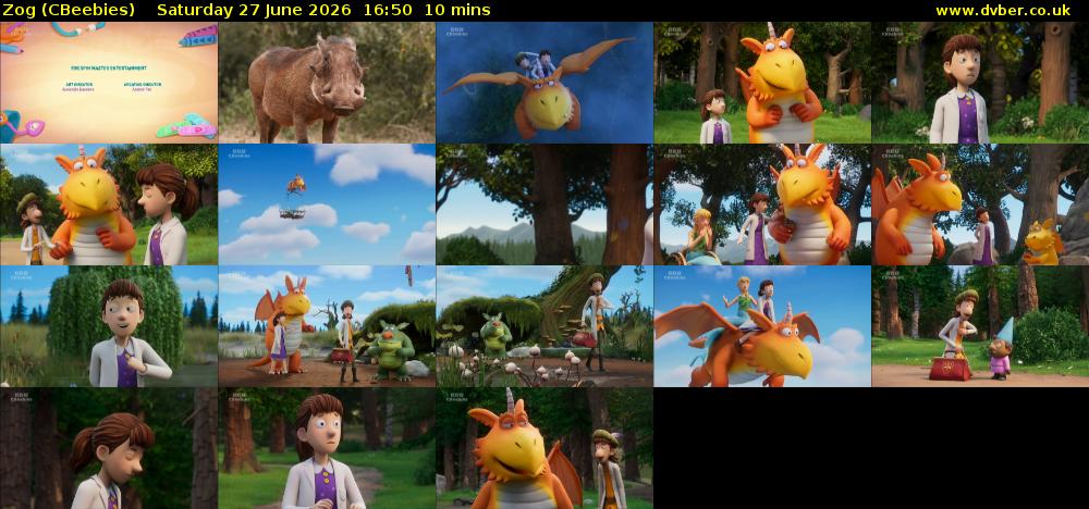 Zog (CBeebies) Saturday 27 June 2026 16:50 - 17:00