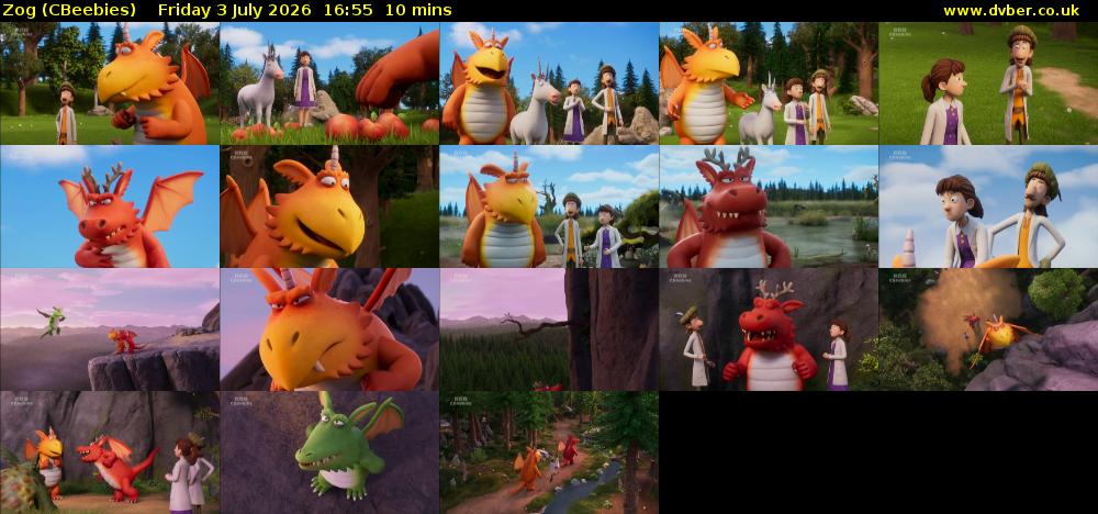 Zog (CBeebies) Friday 3 July 2026 16:55 - 17:05