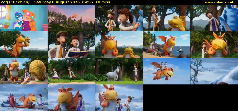 Zog (CBeebies) Saturday 8 August 2026 09:55 - 10:05