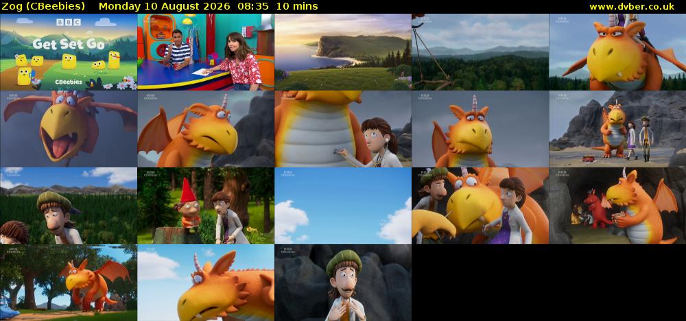 Zog (CBeebies) Monday 10 August 2026 08:35 - 08:45
