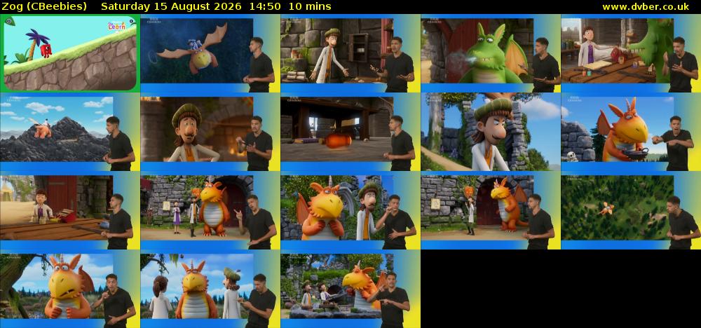 Zog (CBeebies) Saturday 15 August 2026 14:50 - 15:00