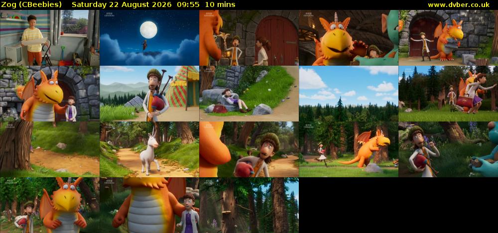 Zog (CBeebies) Saturday 22 August 2026 09:55 - 10:05