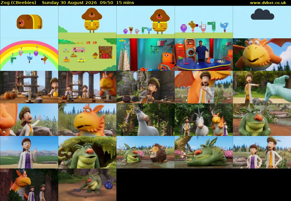 Zog (CBeebies) Sunday 30 August 2026 09:50 - 10:05
