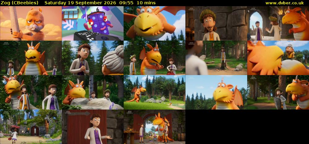 Zog (CBeebies) Saturday 19 September 2026 09:55 - 10:05