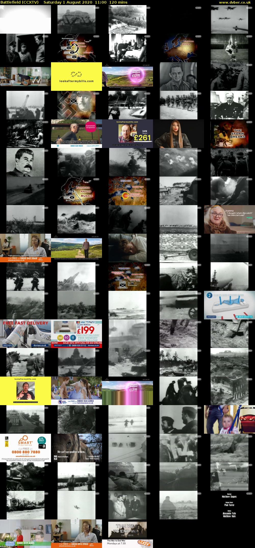 Battlefield (CCXTV) Saturday 1 August 2020 11:00 - 13:00