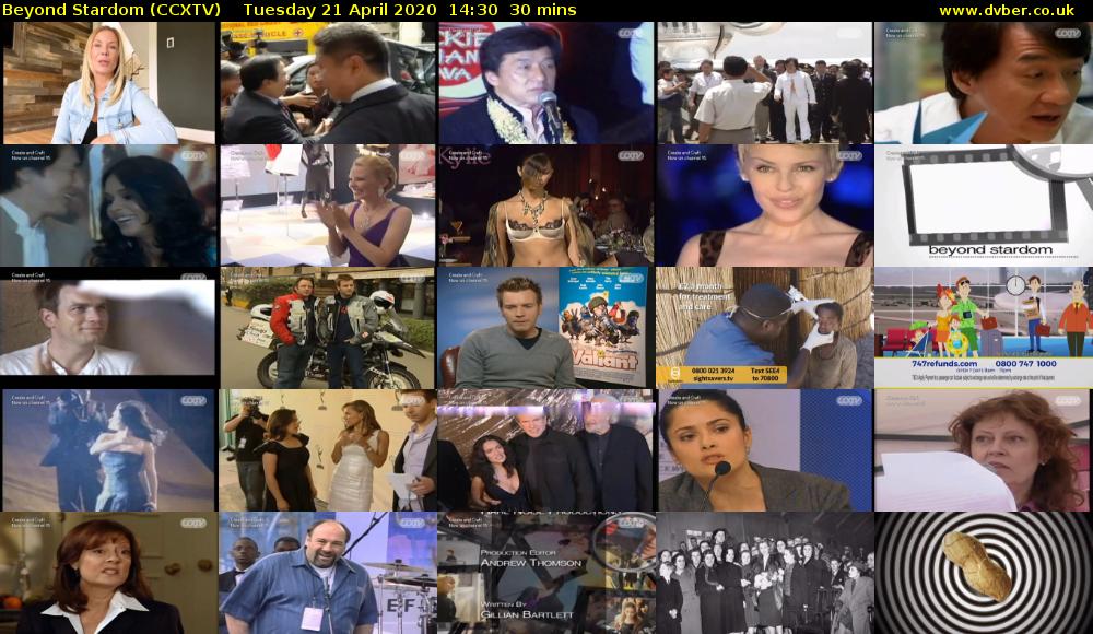 Beyond Stardom (CCXTV) Tuesday 21 April 2020 14:30 - 15:00