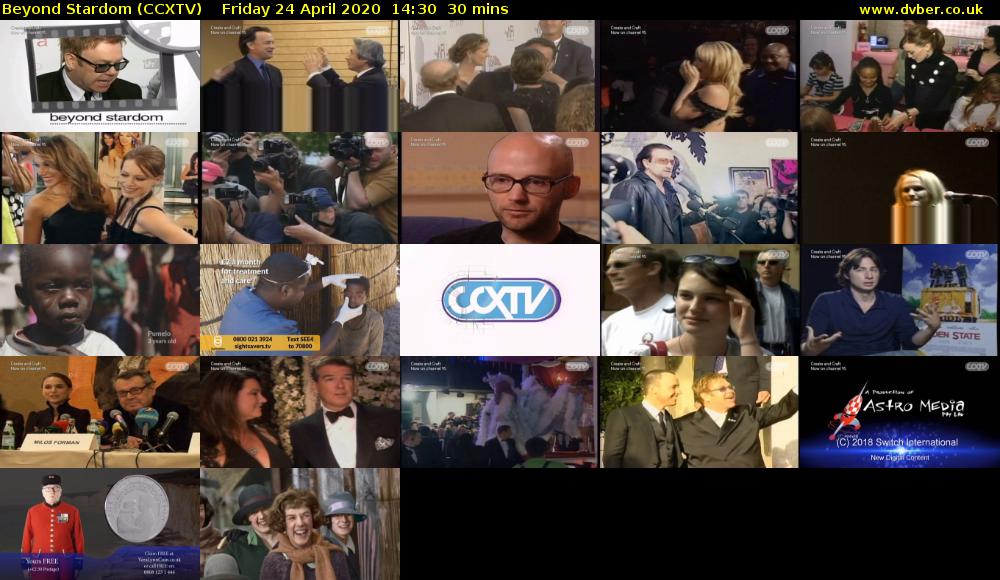 Beyond Stardom (CCXTV) Friday 24 April 2020 14:30 - 15:00