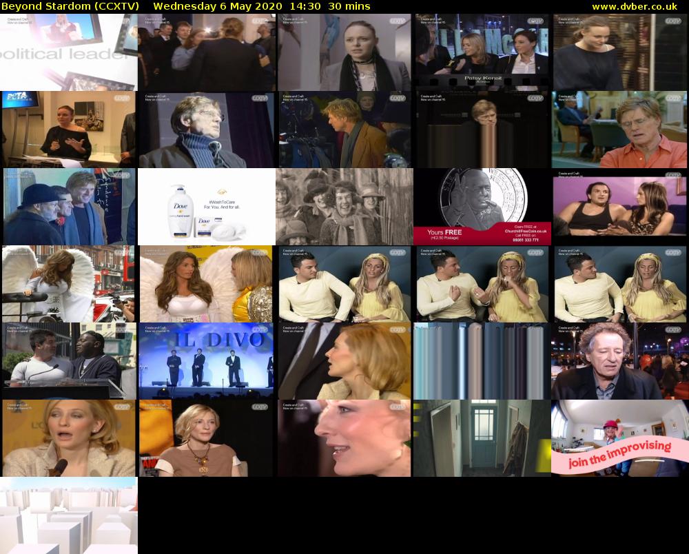 Beyond Stardom (CCXTV) Wednesday 6 May 2020 14:30 - 15:00