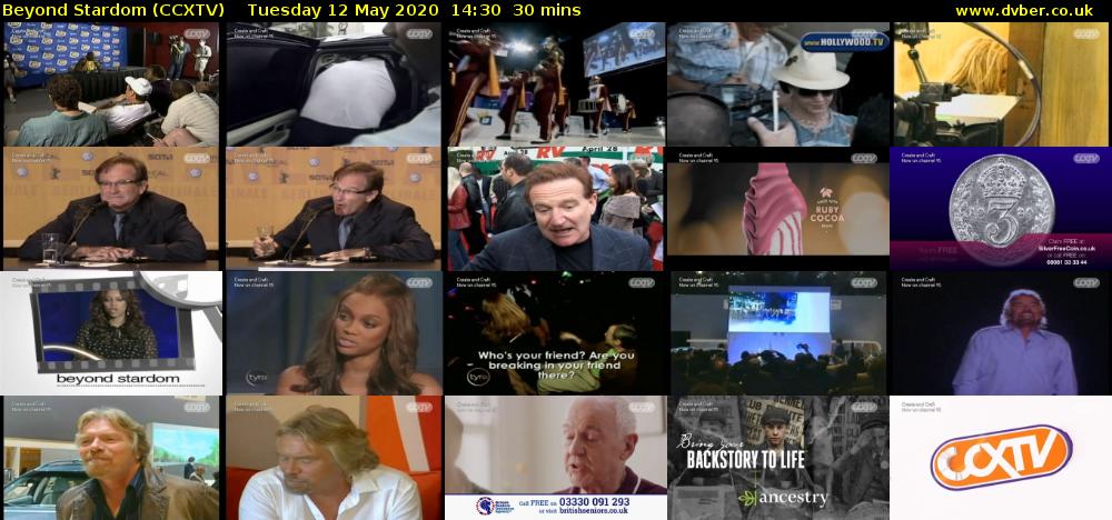 Beyond Stardom (CCXTV) Tuesday 12 May 2020 14:30 - 15:00