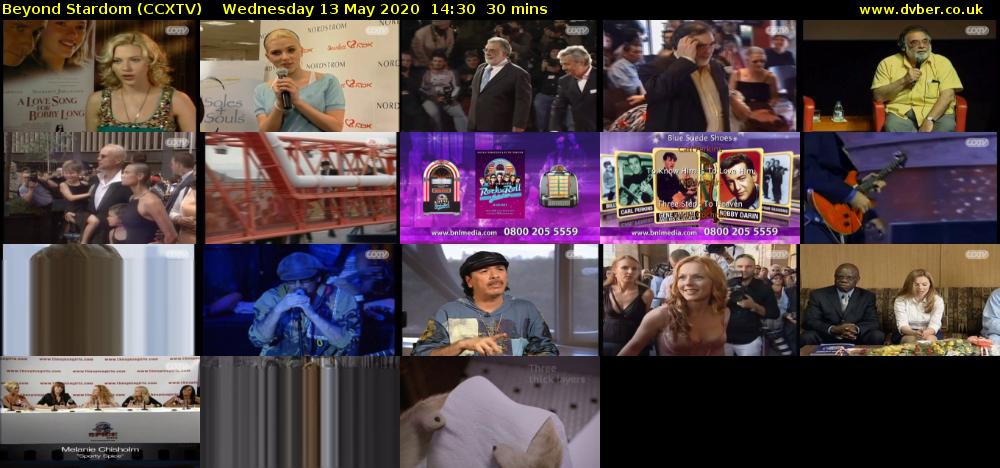 Beyond Stardom (CCXTV) Wednesday 13 May 2020 14:30 - 15:00