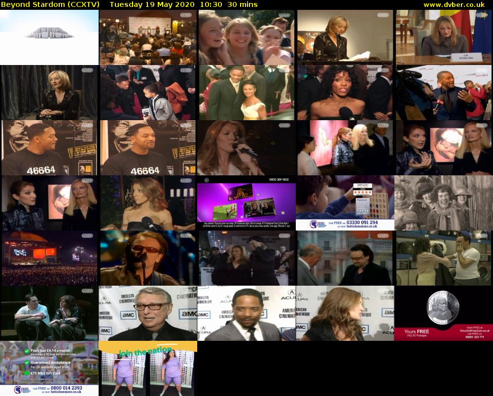 Beyond Stardom (CCXTV) Tuesday 19 May 2020 10:30 - 11:00