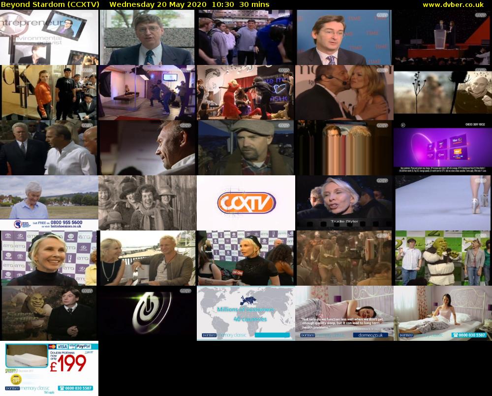 Beyond Stardom (CCXTV) Wednesday 20 May 2020 10:30 - 11:00