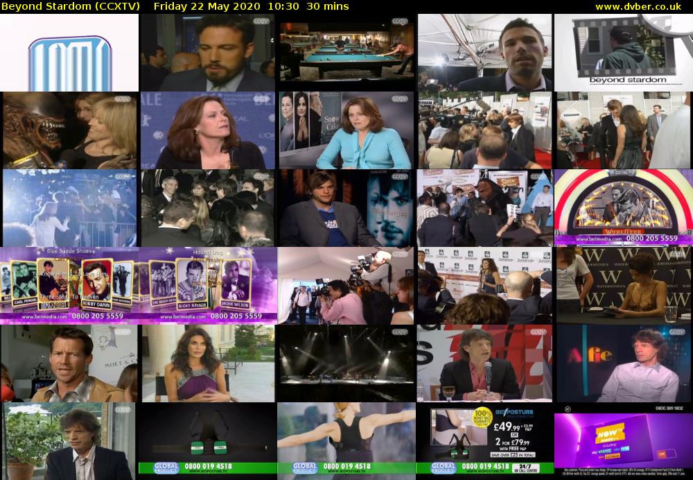 Beyond Stardom (CCXTV) Friday 22 May 2020 10:30 - 11:00