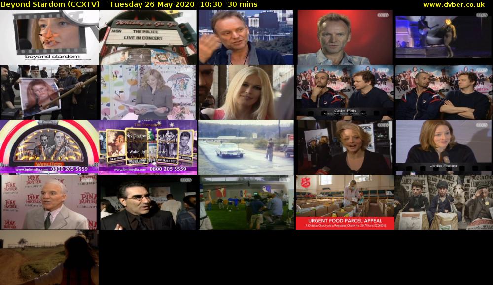 Beyond Stardom (CCXTV) Tuesday 26 May 2020 10:30 - 11:00