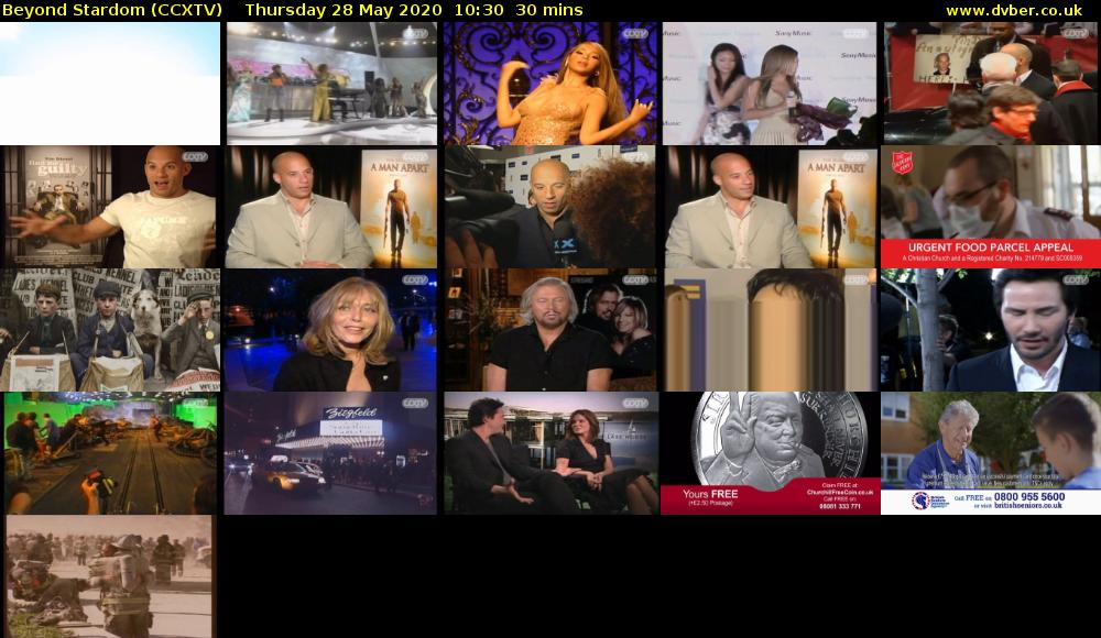 Beyond Stardom (CCXTV) Thursday 28 May 2020 10:30 - 11:00