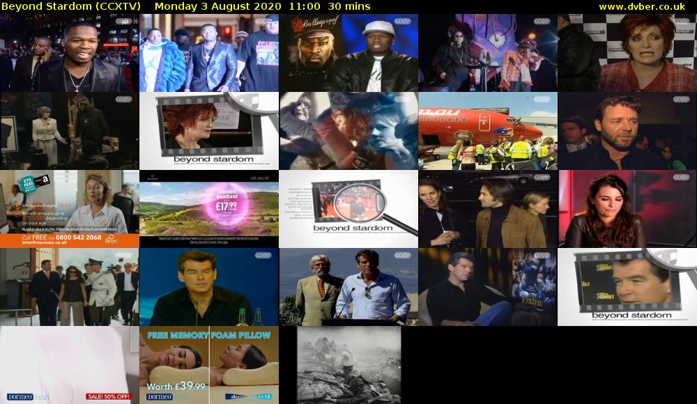 Beyond Stardom (CCXTV) Monday 3 August 2020 11:00 - 11:30