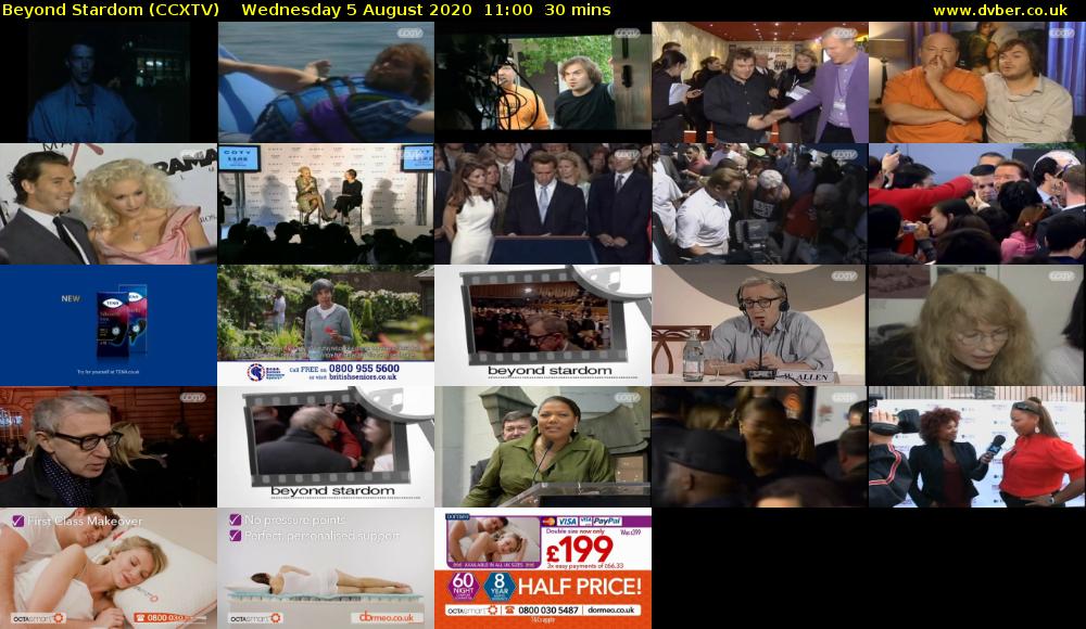 Beyond Stardom (CCXTV) Wednesday 5 August 2020 11:00 - 11:30