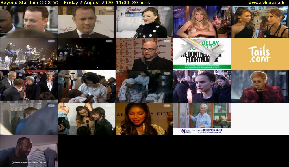 Beyond Stardom (CCXTV) Friday 7 August 2020 11:00 - 11:30