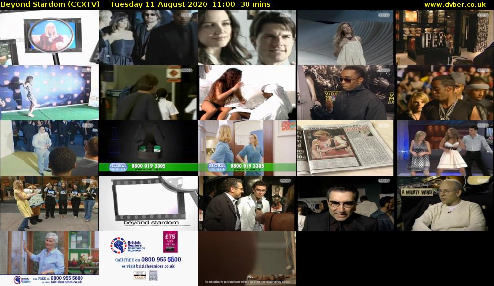 Beyond Stardom (CCXTV) Tuesday 11 August 2020 11:00 - 11:30