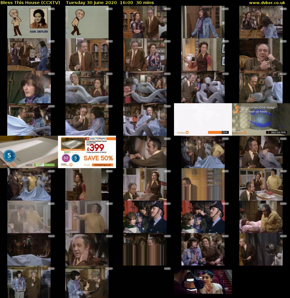 Bless This House (CCXTV) Tuesday 30 June 2020 16:00 - 16:30