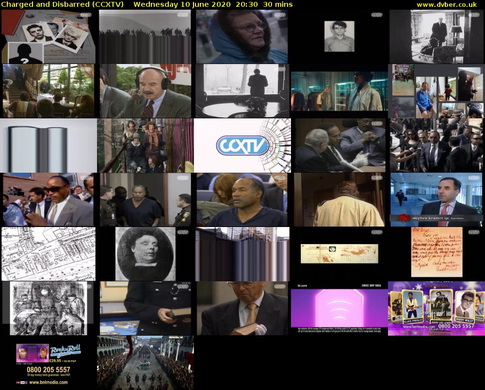 Charged and Disbarred (CCXTV) Wednesday 10 June 2020 20:30 - 21:00