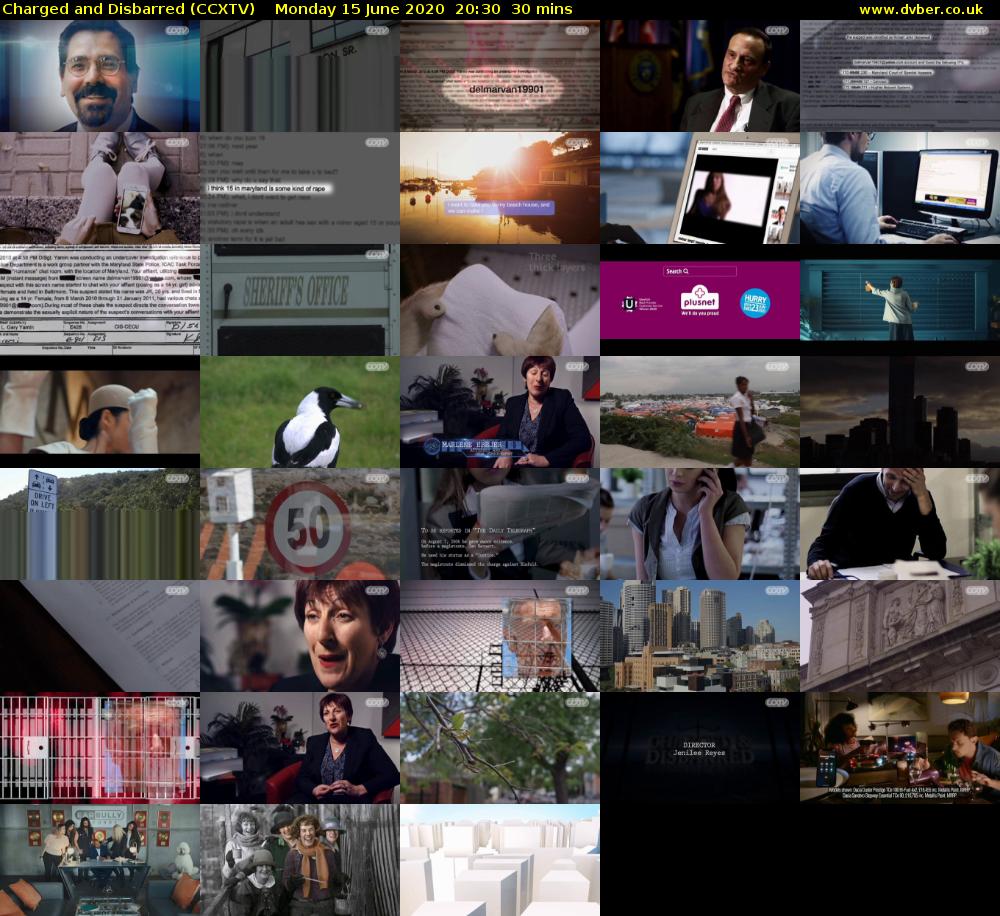 Charged and Disbarred (CCXTV) Monday 15 June 2020 20:30 - 21:00