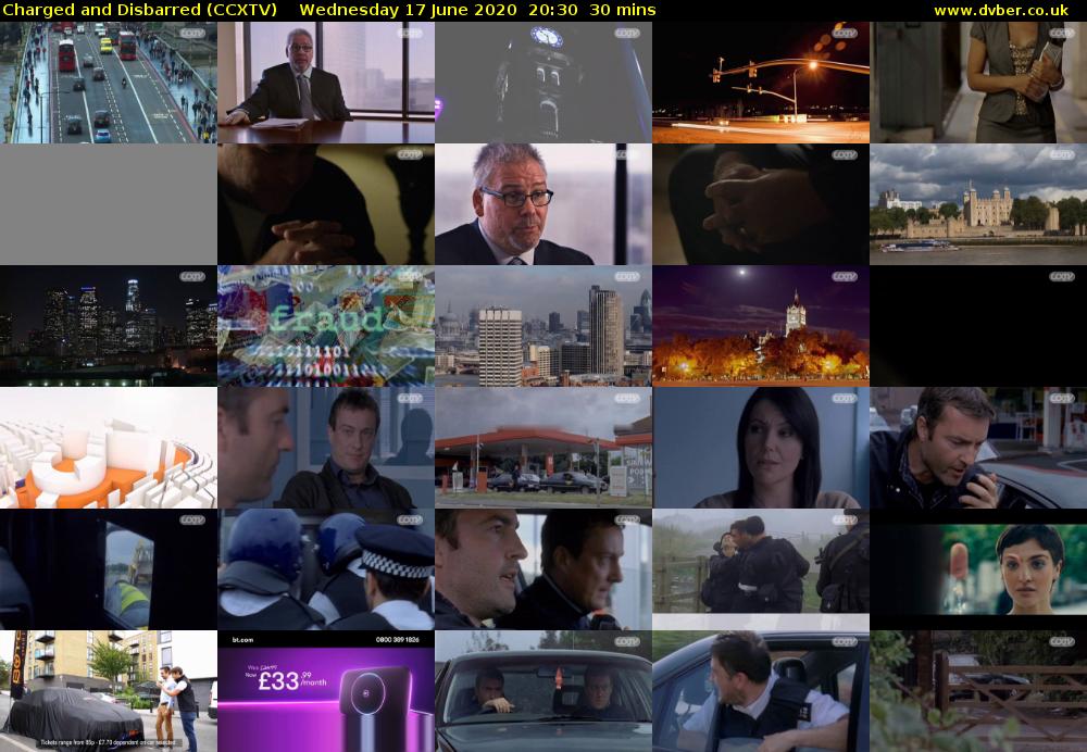 Charged and Disbarred (CCXTV) Wednesday 17 June 2020 20:30 - 21:00