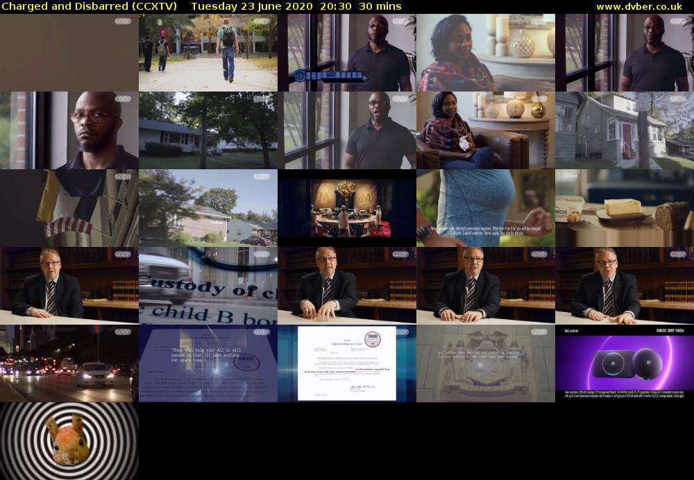 Charged and Disbarred (CCXTV) Tuesday 23 June 2020 20:30 - 21:00