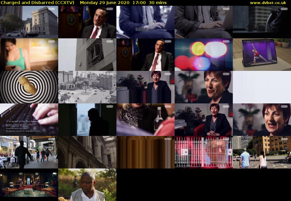 Charged and Disbarred (CCXTV) Monday 29 June 2020 17:00 - 17:30