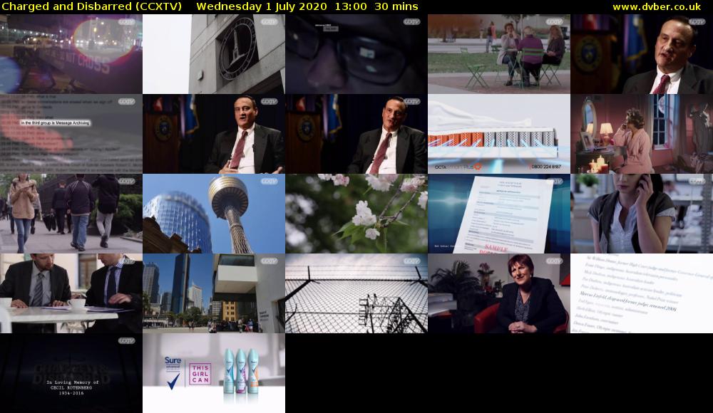Charged and Disbarred (CCXTV) Wednesday 1 July 2020 13:00 - 13:30