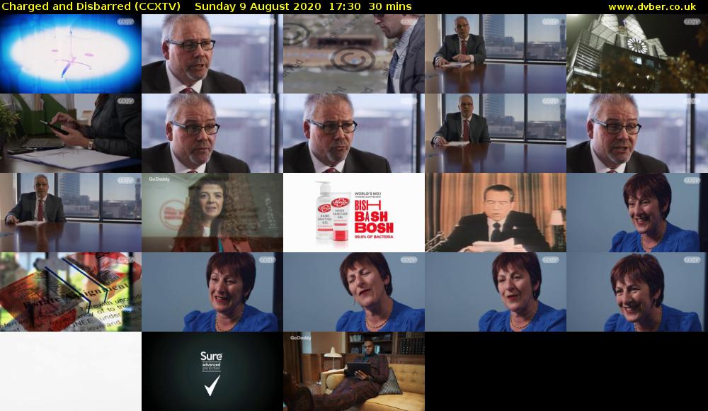 Charged and Disbarred (CCXTV) Sunday 9 August 2020 17:30 - 18:00