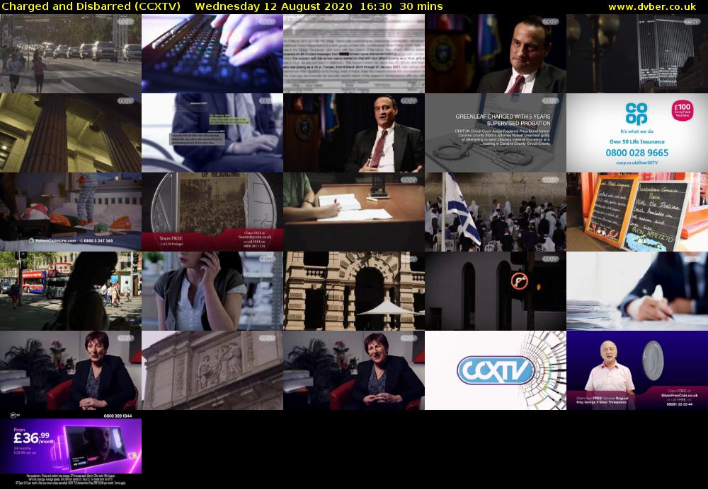 Charged and Disbarred (CCXTV) Wednesday 12 August 2020 16:30 - 17:00