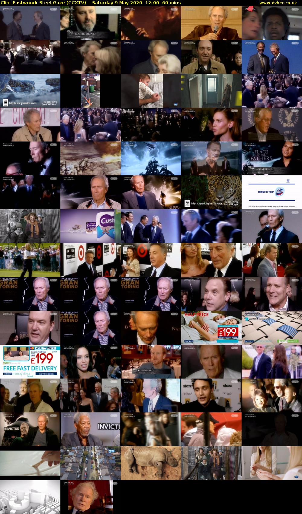 Clint Eastwood: Steel Gaze (CCXTV) Saturday 9 May 2020 12:00 - 13:00