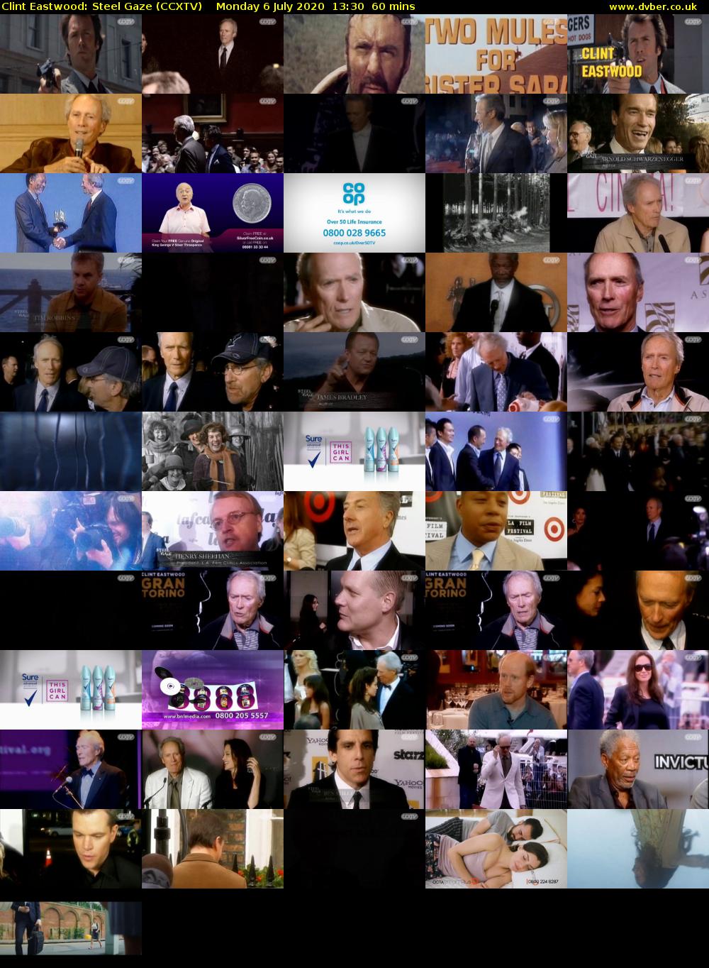 Clint Eastwood: Steel Gaze (CCXTV) Monday 6 July 2020 13:30 - 14:30