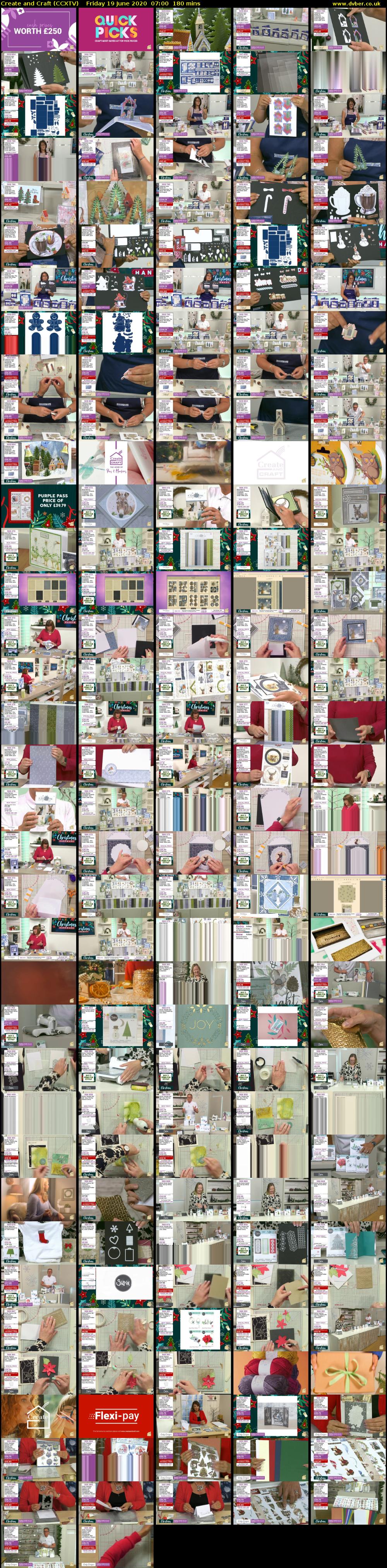 Create and Craft (CCXTV) Friday 19 June 2020 07:00 - 10:00