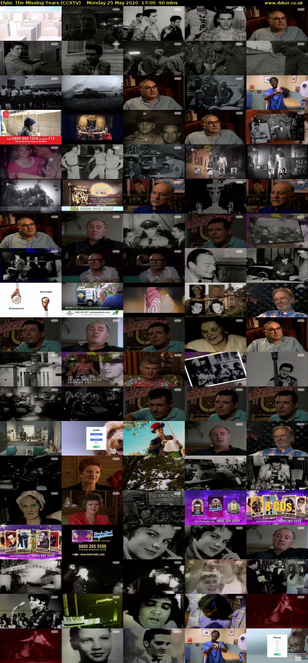 Elvis: The Missing Years (CCXTV) Monday 25 May 2020 17:00 - 18:30