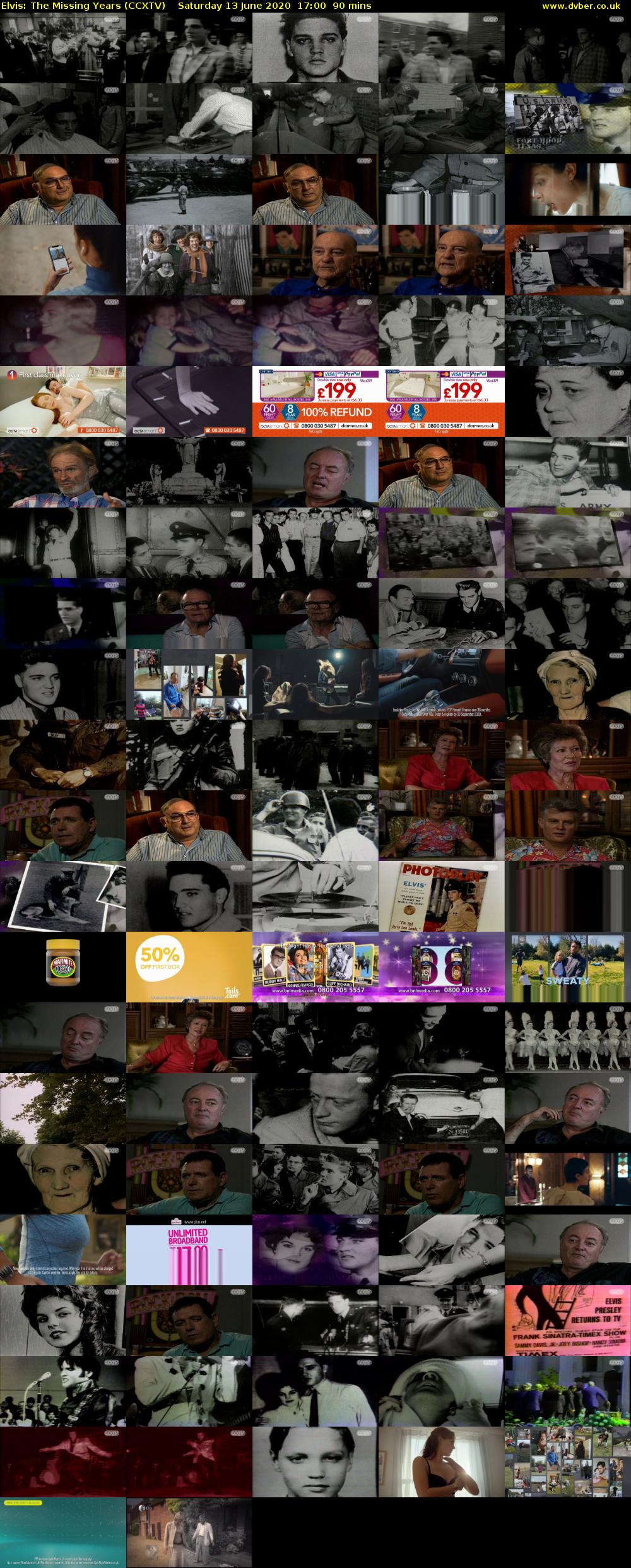 Elvis: The Missing Years (CCXTV) Saturday 13 June 2020 17:00 - 18:30
