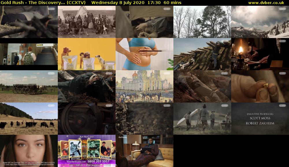 Gold Rush - The Discovery... (CCXTV) Wednesday 8 July 2020 17:30 - 18:30