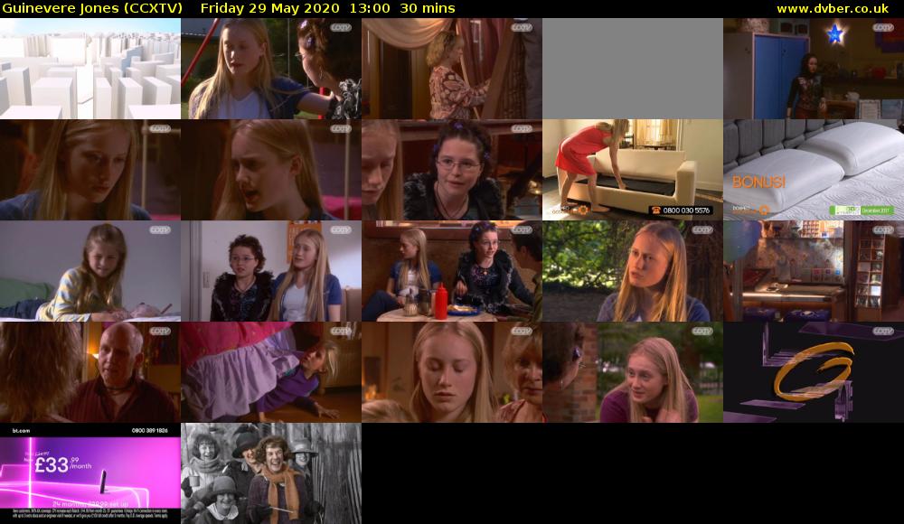 Guinevere Jones (CCXTV) Friday 29 May 2020 13:00 - 13:30