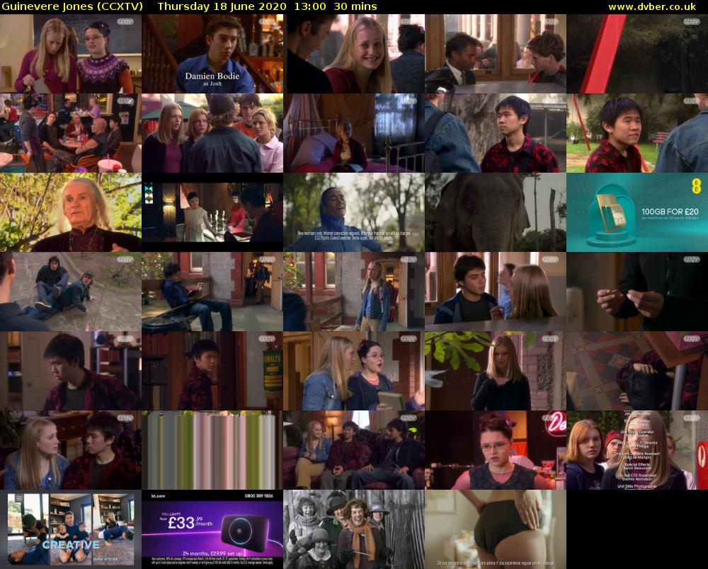 Guinevere Jones (CCXTV) Thursday 18 June 2020 13:00 - 13:30
