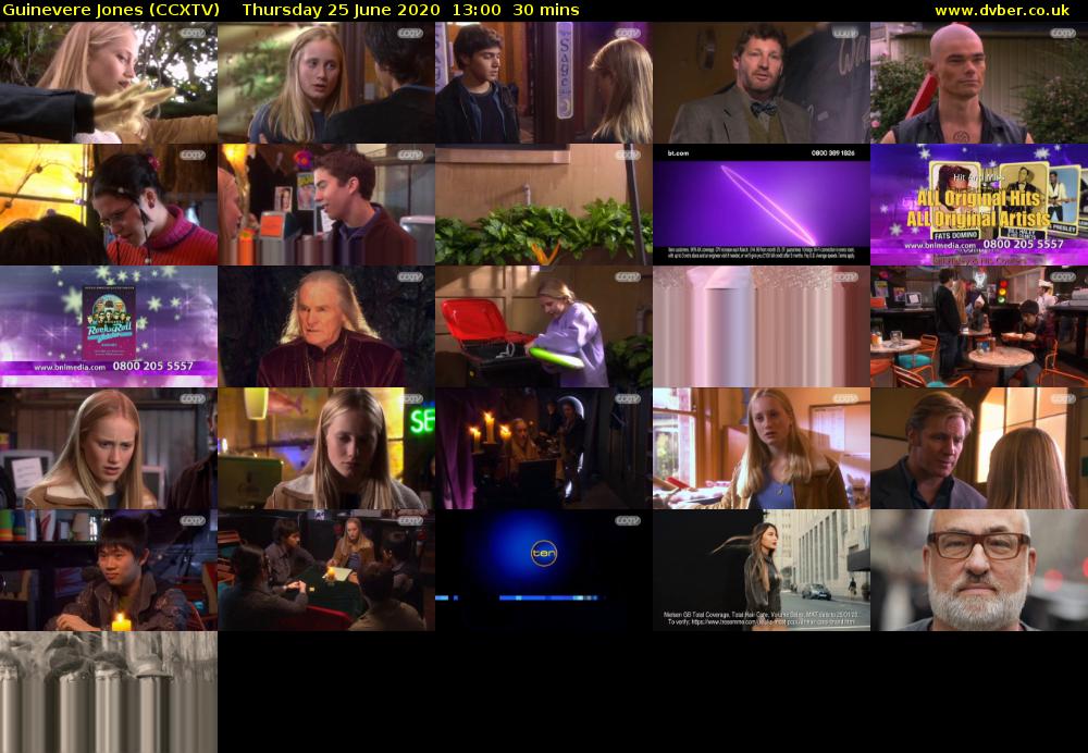 Guinevere Jones (CCXTV) Thursday 25 June 2020 13:00 - 13:30
