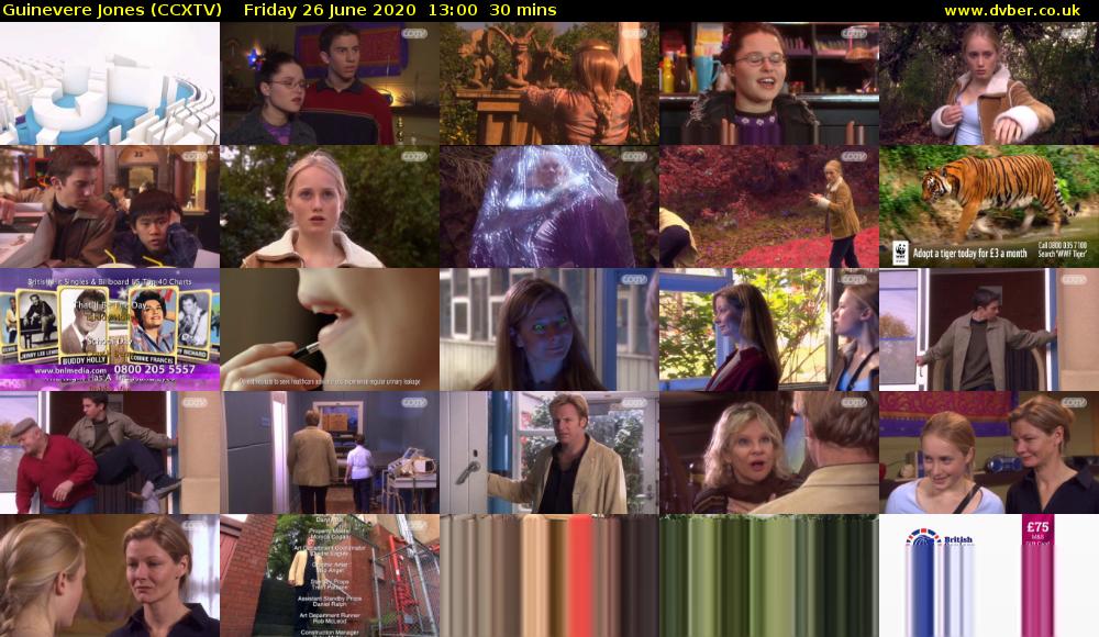 Guinevere Jones (CCXTV) Friday 26 June 2020 13:00 - 13:30