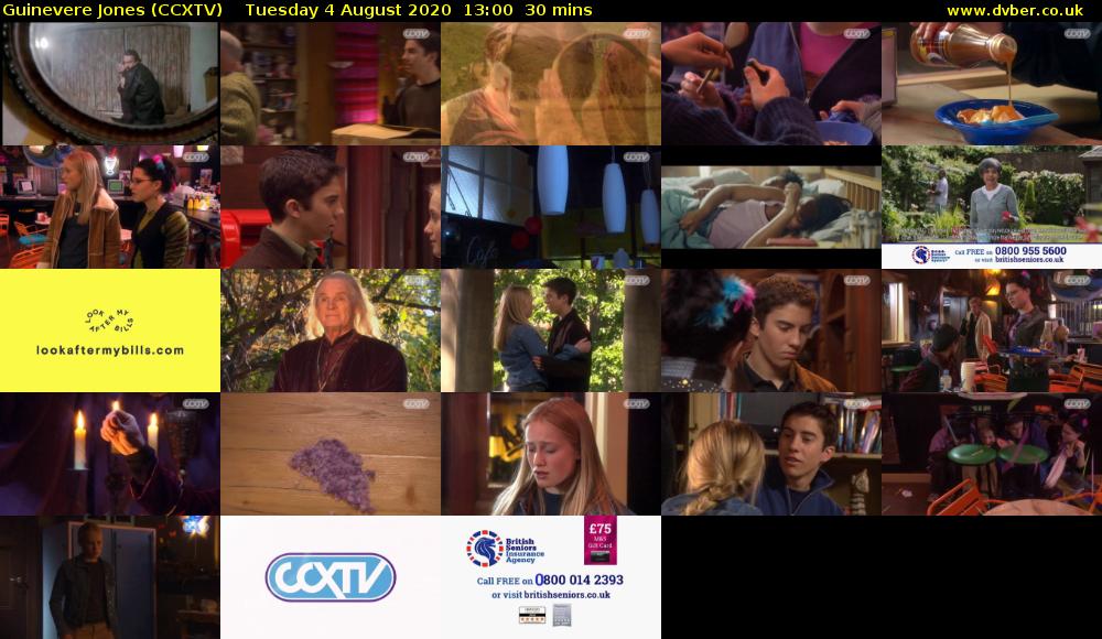 Guinevere Jones (CCXTV) Tuesday 4 August 2020 13:00 - 13:30